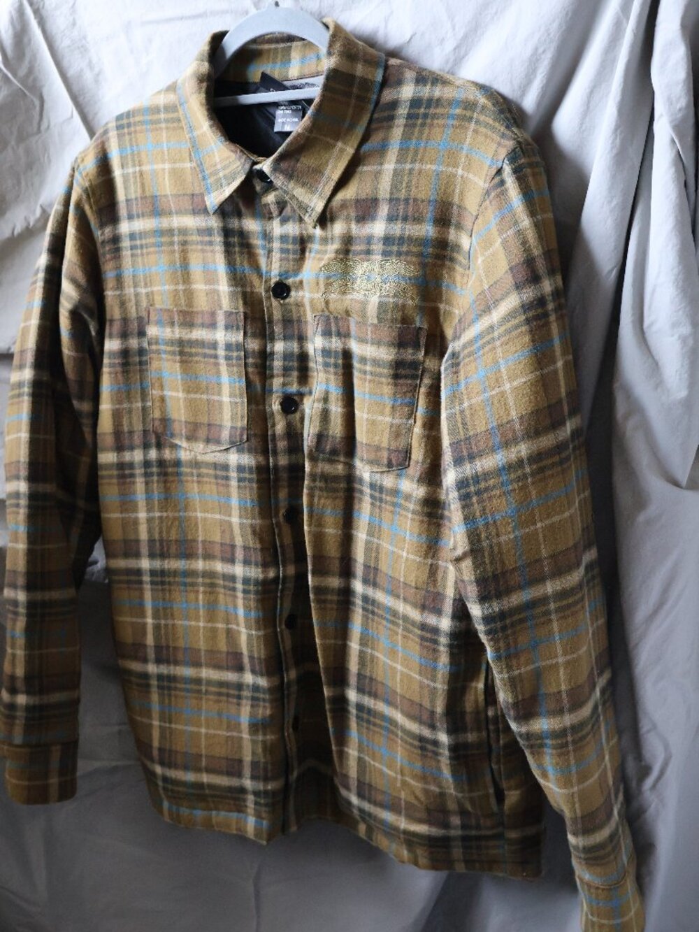 Anti Hero Flannel Jacket - Green Men's Medium